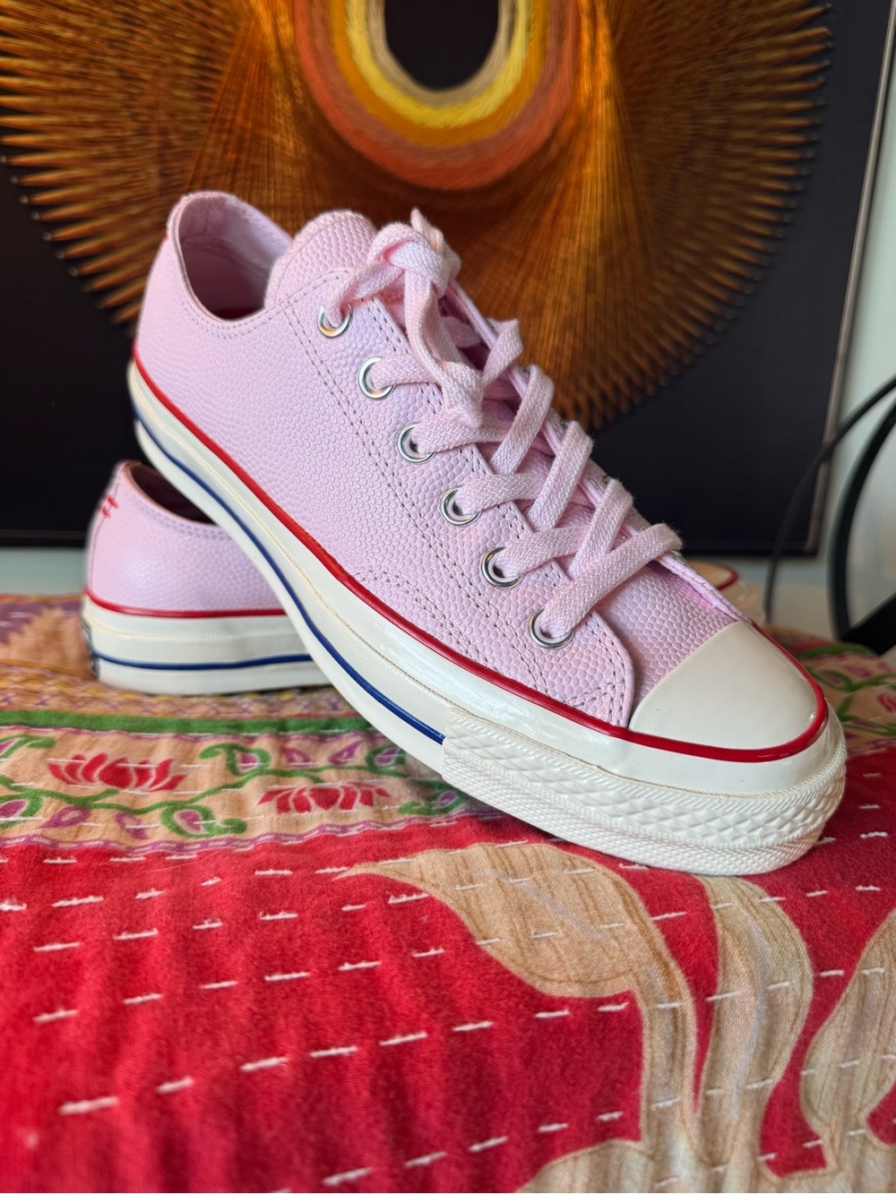 Converse Leather 70s Pink Foam Sneakers W8 NWOT